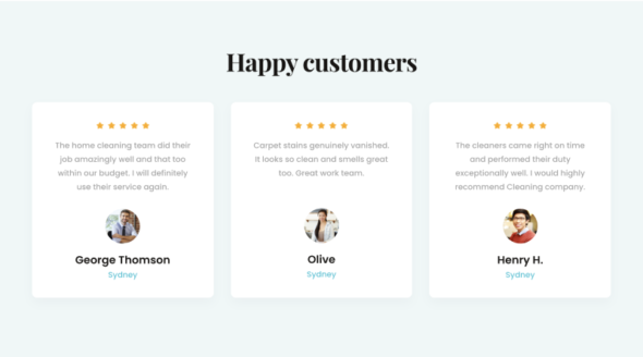 Put reviews/testimonials of satisfied customers