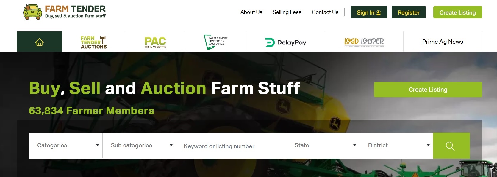 Farm Tender - Online Marketplace